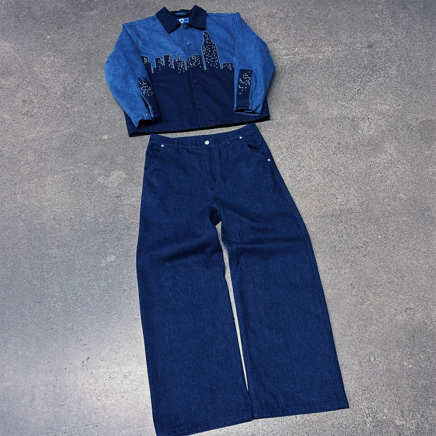 Ensemble City Denim Set (PRÉCOMMANDE)
